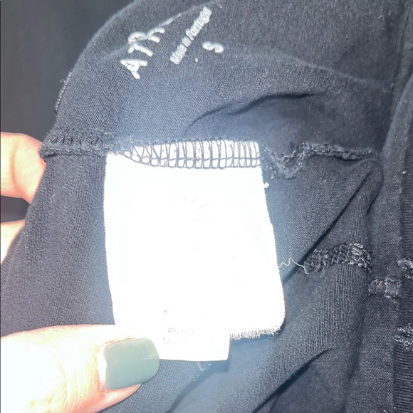 Athleta women’s Brahma black Skirted Leggings Organic cotton Soft size small - Picture 4 of 5